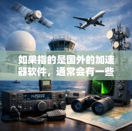 如果指的是国外的加速器软件，通常会有一些免费的加速器工具可以在国外应用商店或官方网站下载。以下是一些常见的加速器软件列表，其中包括一些免费版本的选项