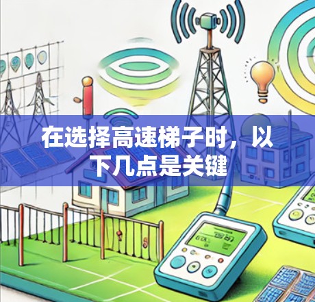 在选择高速梯子时，以下几点是关键