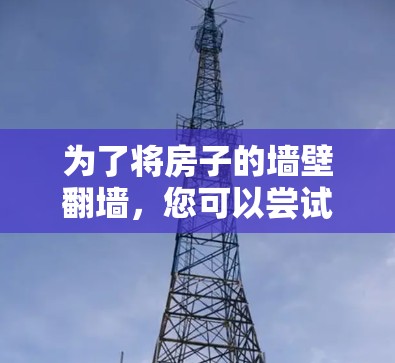 为了将房子的墙壁翻墙，您可以尝试以下工具
