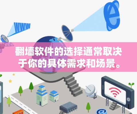 翻墙软件的选择通常取决于你的具体需求和场景。以下是一些常见的翻墙工具推荐,适用于不同情况 翻墙软件的选择通常取决于你的具体需求和场景。以下是一些常见的翻墙工具推荐,适用于不同情况
