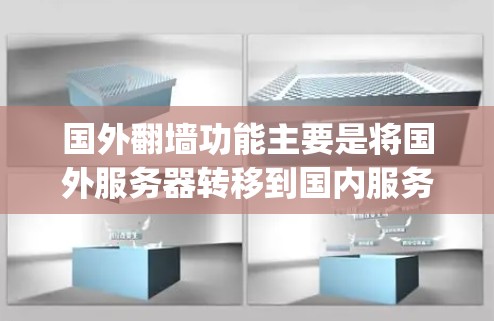 国外翻墙功能主要是将国外服务器转移到国内服务器,方便开发者或学习者使用。国内有很多App软件支持翻墙功能,以下是一些国内常见的翻墙软件推荐,可以根据需要选择合适的工具 国外翻墙功能主要是将国外服务器转移到国内服务器,方便开发者或学习者使用。国内有很多App软件支持翻墙功能,以下是一些国内常见的翻墙软件推荐,可以根据需要选择合适的工具