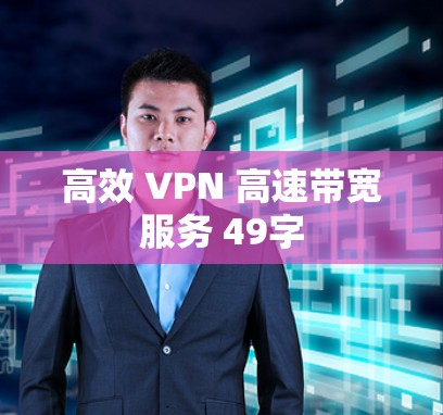 高效 VPN 高速带宽服务 49字 高效 VPN 高速带宽服务 49字