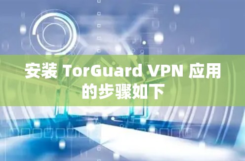 安装 TorGuard VPN 应用的步骤如下