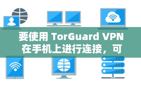 要使用 TorGuard VPN 在手机上进行连接，可以按照以下步骤进行