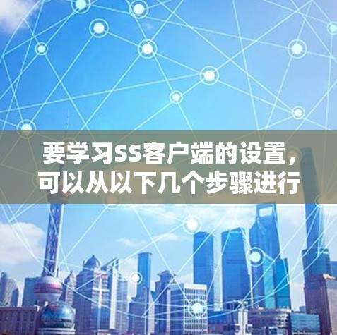 要学习SS客户端的设置,可以从以下几个步骤进行 要学习SS客户端的设置,可以从以下几个步骤进行